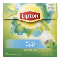 Thé vert Lipton menthe intense 20st