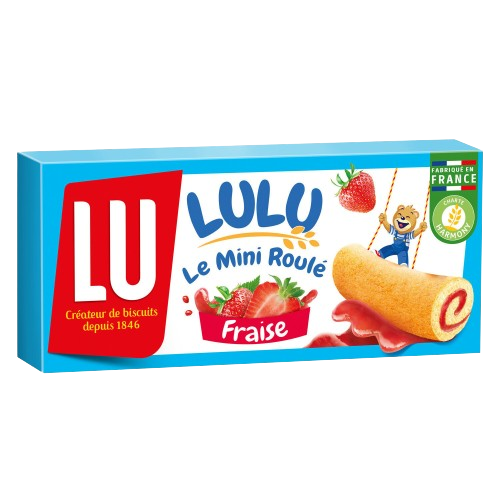 LU Mini roule fraise 150GR