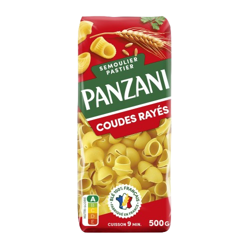 Panzani Pâte Coude Rayé 500g