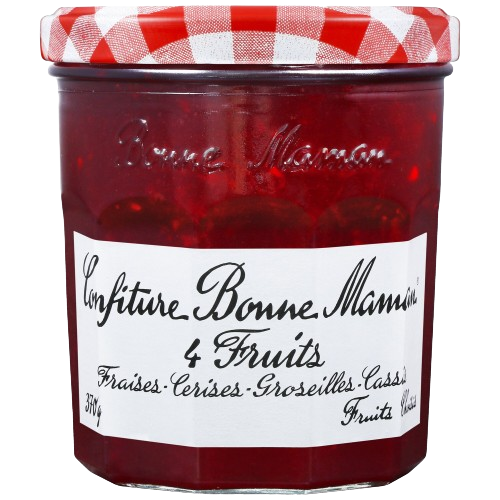 Confiture 4 fruits 370g