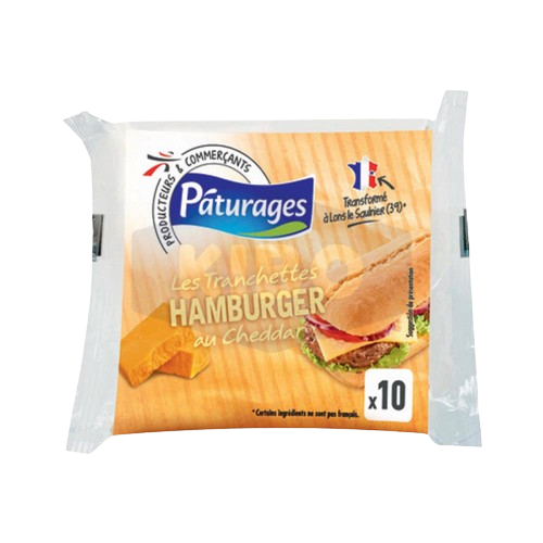 Paturages Tranches de Fromage pour Hamburger 200G