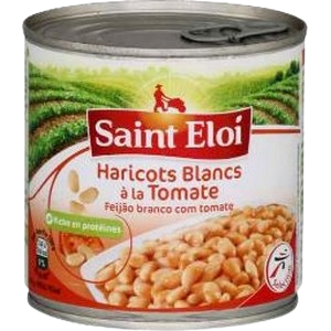 Haricots Blancs à la Tomate ST ELOI 1/2 250G