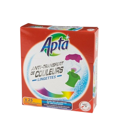 Apta Lingettes Anti-Décoloration X25