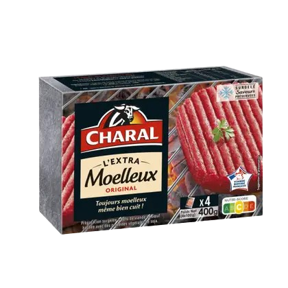 Steaks hachés moelleux original Charal - 4x100g