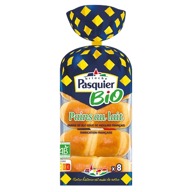 Les Brioches Pain Lait X8 280g