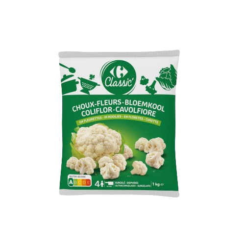 Choux-fleurs en fleurettes 1kg -netto