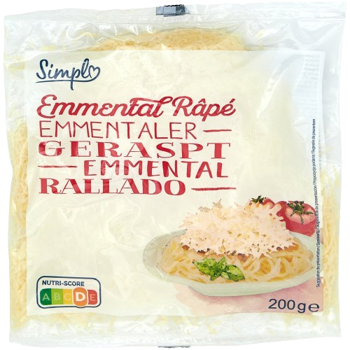 Emmental Râpé Premier Prix 200G