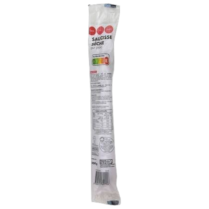 Saucisse Sèche Droite 250g