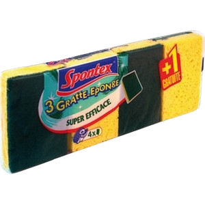 Spontex Tampon/Éponge lot 3+1