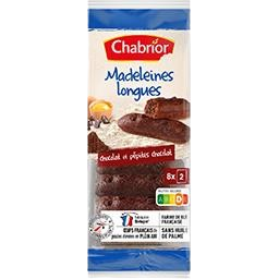 CHABRIOR Madeleines lg.choc240