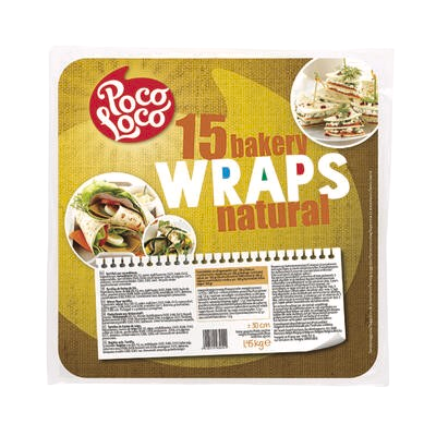 POCO LOCO Wrap Nature 15x30cm