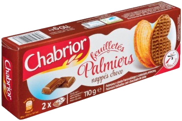 Chab palmier nap.choco lt 110g (Chabrior)