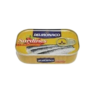 Delmonaco Sardine piment 1/4