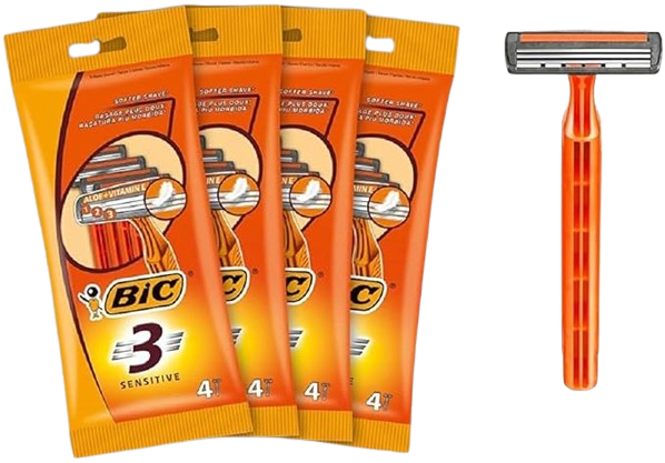 Bic rasoirs jetables orange .2 lames 4+1 grt