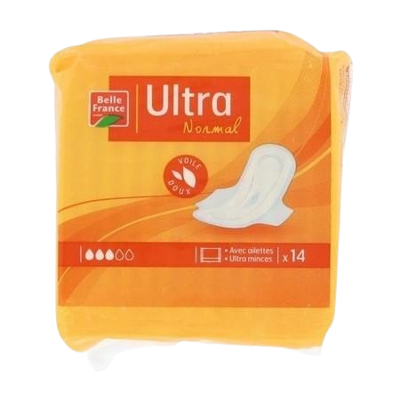 Serviette ultra normal ailettes x14