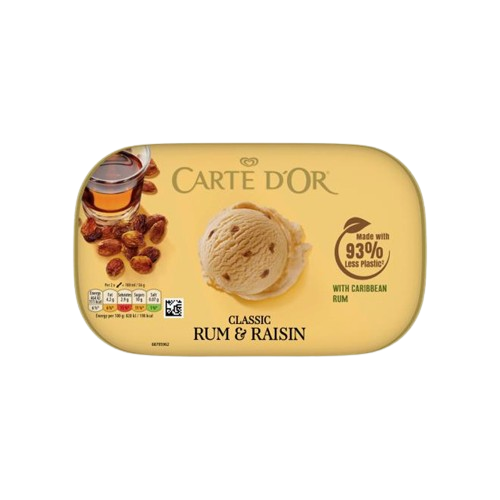 Glace Adélie Rhum et Raisins 1L