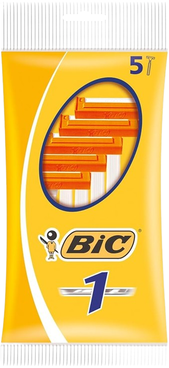 Bic rasoir orange 1 Lame lot 5