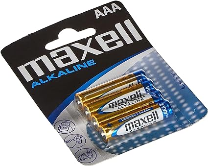 Maxell AAA LR03 Alkaline Batteries  X4