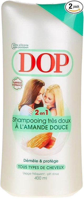 Shampooing Douceur Amande 2-en-1 400ML