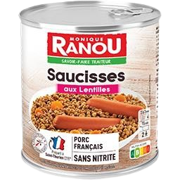 RANOU Saucisse aux Lentilles 1/2