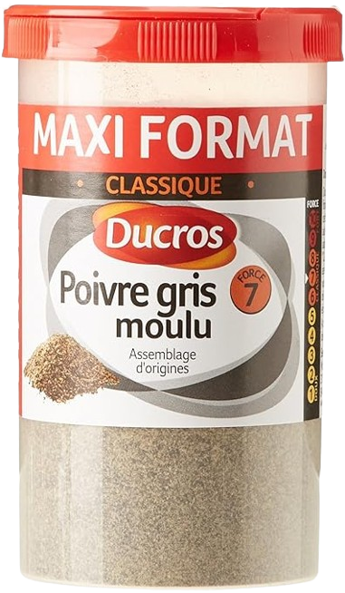 DUCROS Poivre Gris Moulu 90g