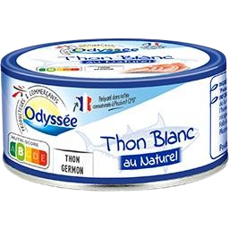 Thon Blanc Naturel odyssée 1/2 280G