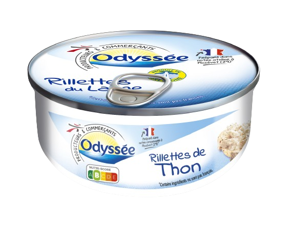 Odyssee Rillettes de thon125G