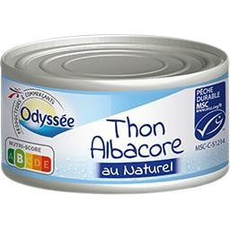 Odyssée Thon Albacore au Naturel 140g