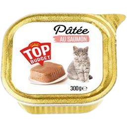 T.BUDGET Pâté pour Chat au Saumon 300g