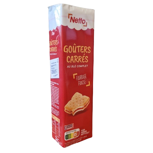 Netto Biscuits Fourrés à la Fraise X16 295G