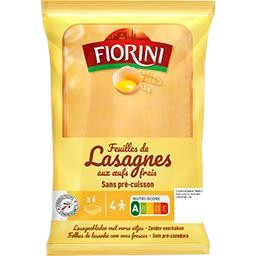 FIORINI Pâtes Lasagne aux Œufs