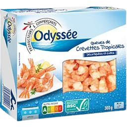 Queue de Crevettes Cuites Odyssée 300g