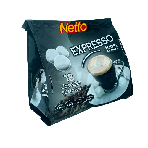 Café expresso x18 dosettes 125g - NETTO