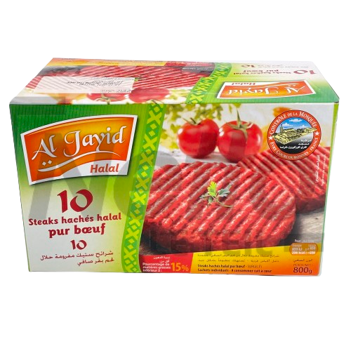 Steaks Hachés Halal Al Jayid  10X80G