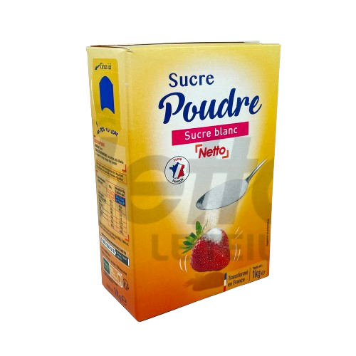 Netto Sucre blanc en poudre ST 1KG