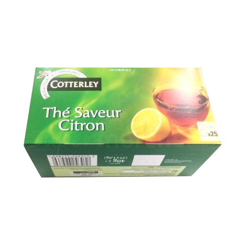 Cotterley thé citron 25 sachets 40 g