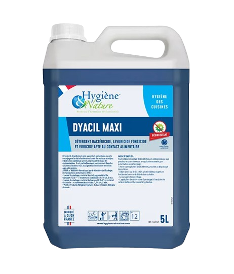 Dégraissant désinfectant alimentaire Dyacil Maxi 5l