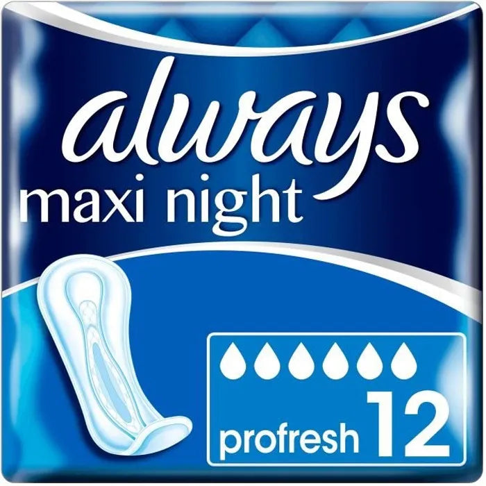 Always sh Maxi Profresh Night x12