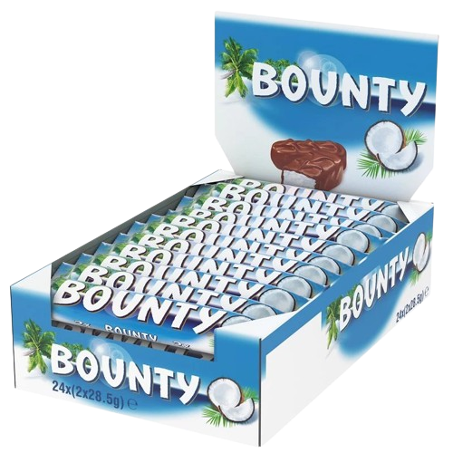 BOUNTY lait barre 57GR