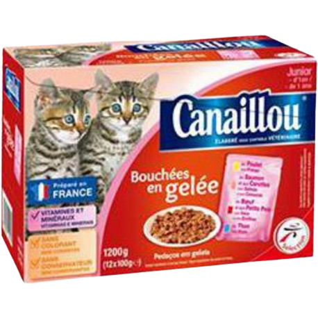 CANAILLOU Pochon Délices pour Chat 4X100G