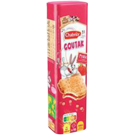 Goûter CROK fourrés à la fraise Chabrior