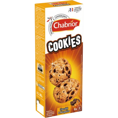 CHABRIOR cookies chocnoug 200 g