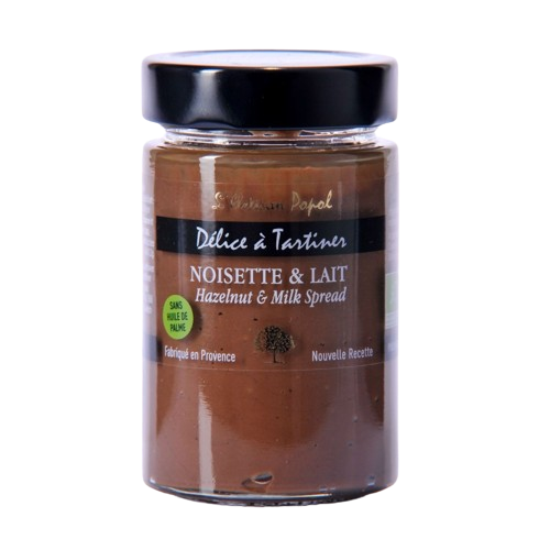 Pate a tartiner BIO NOISETTE & LAIT 220G