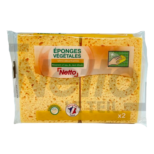 Netto Éponges Végétales x2