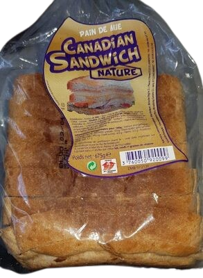 Pain de Mie Nature Canadian Style.675G