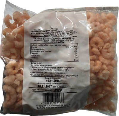 Heiploeg Crevettes Décortiquées 400g