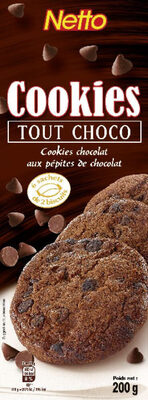 NETTO cookies chocolats 200G