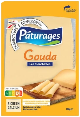 Pâturages Gouda Tranché .200G