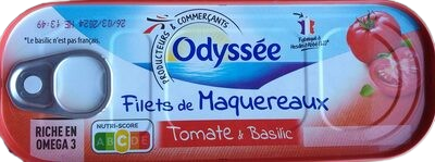 Filets de Maquereaux à la Tomate Odyssée 169G