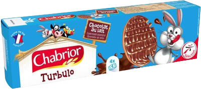 Biscuits turbulo chocolat au lait - Chabrior - 200 g